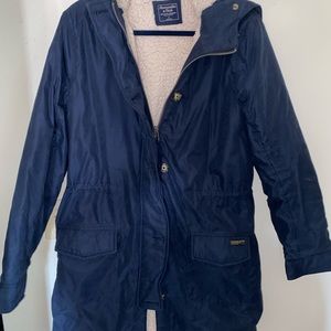 Sherpa-Lined Military Parka